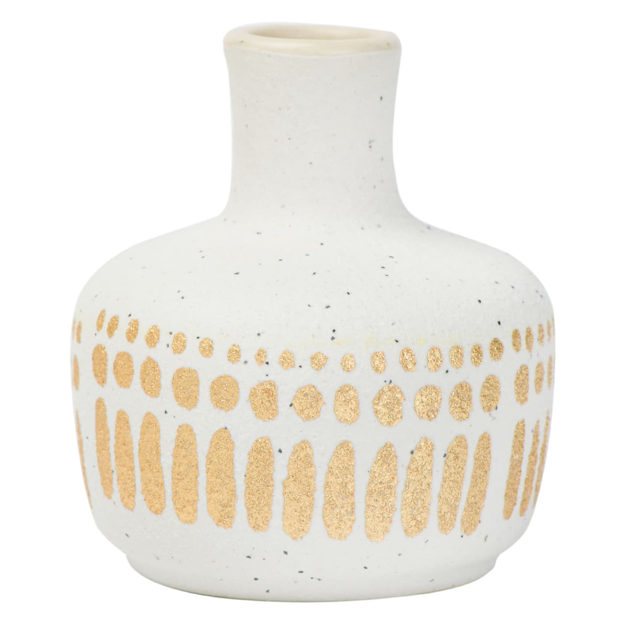 Hello Honey® Stoneware Vases with Gold Pattern Set